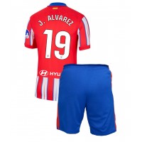 Atletico Madrid Julian Alvarez #19 Heimtrikotsatz Kinder 2024-25 Kurzarm (+ Kurze Hosen)